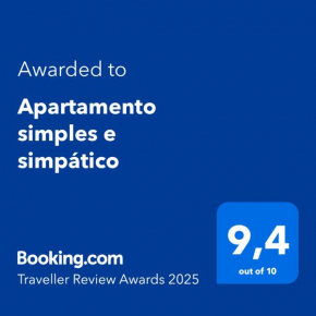 Apartamento simples e simpático
